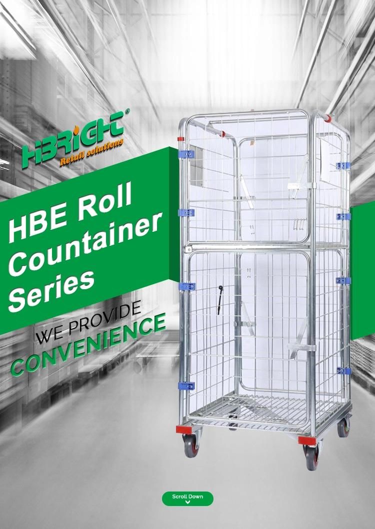 Roll Container Heavy Duty Cage Trolley