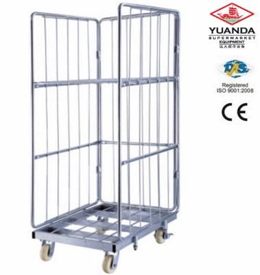 Warehouse Storage Wire Cage Logistic Trolley