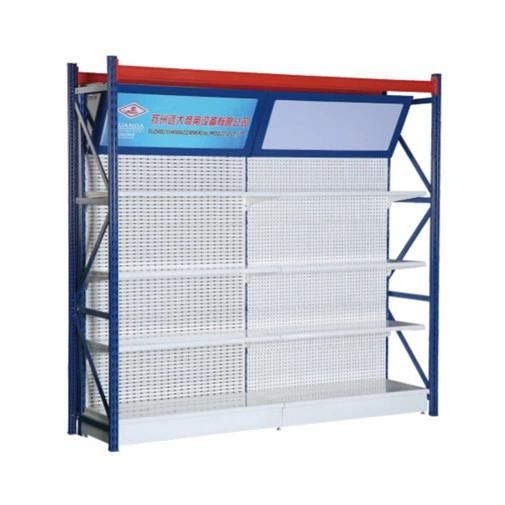 New Design Multi Function Wall Shelving with Light Box for Shopping Mall