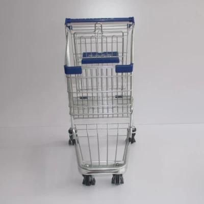 60L Durable German Type Small 4 Wheels Shopping Trolley