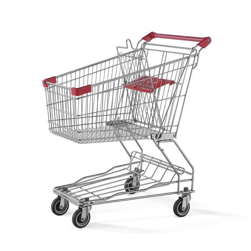 Supermarket Metal Commercial Grocery Trolley Cart