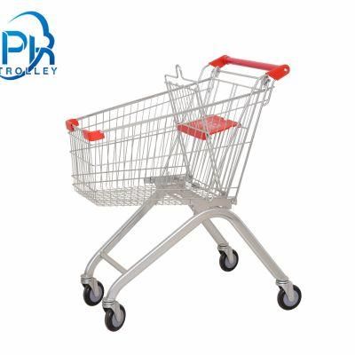 60L Shopping Basket Supermarket Shopping Trolley