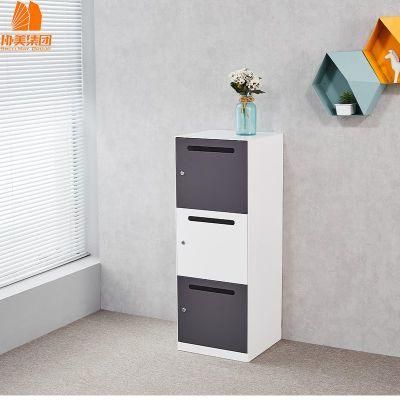 3 Layer Metal File Cabinet Short Filing Cabinet