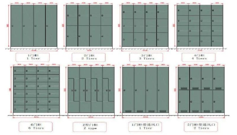 Fumeihua Wateproof Storage Swimming Pool HPL Locker