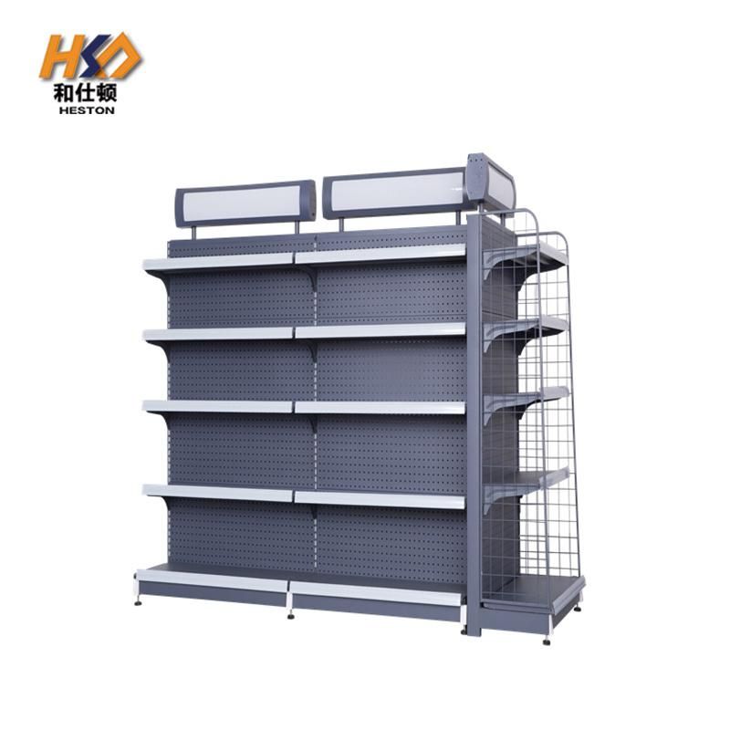 Store Display Racks Nome Style Commercial Gondola Supermarket Shelves for Boutique Store