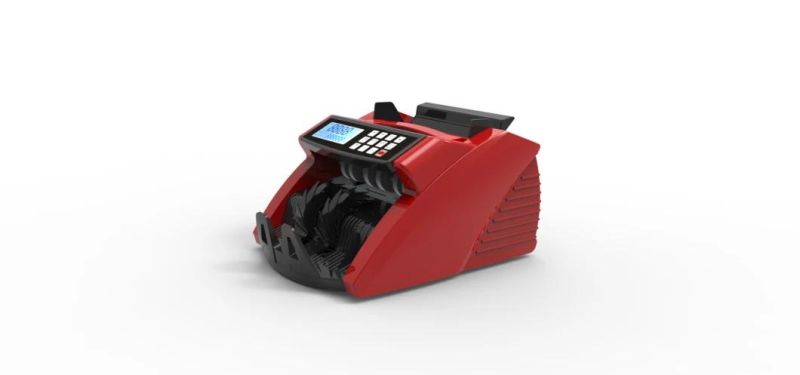 Jn-2040 Paint Clour Red Changed LCD Bill Counter