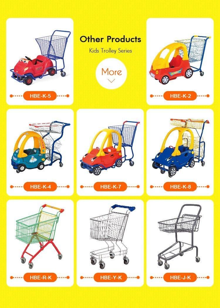 Kids Stroller Supermarket Plastic Kids Shopping Cart Trolley