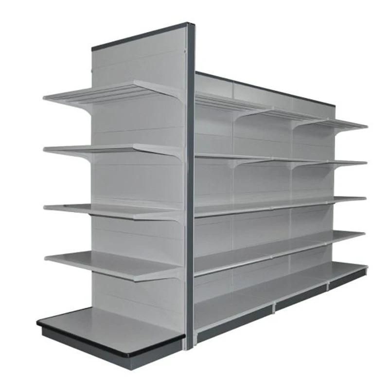 Gondola Unit Cold-Rolled Steel Retail Display Stand Shelving