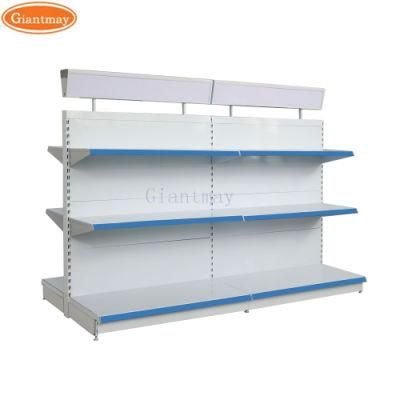 Giantmay Customized Display Store Metal Gondola Supermarket Grocery Shelves