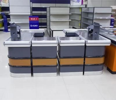 Cashier Equipment Shop Checkout Counter Design for Supermarket or Retails Store