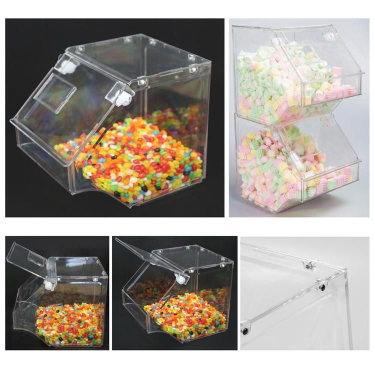 Plastic Coffee Bean Dispenser Bulk Candy Dispensers