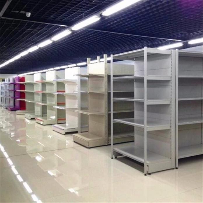 Multifunctional Supermarket Display Shelf with Inside Gondola Racking