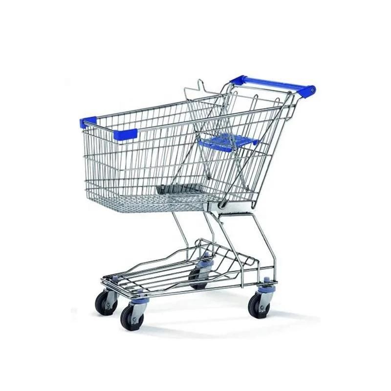 Supermarket Metal Shopping Trolley 175L