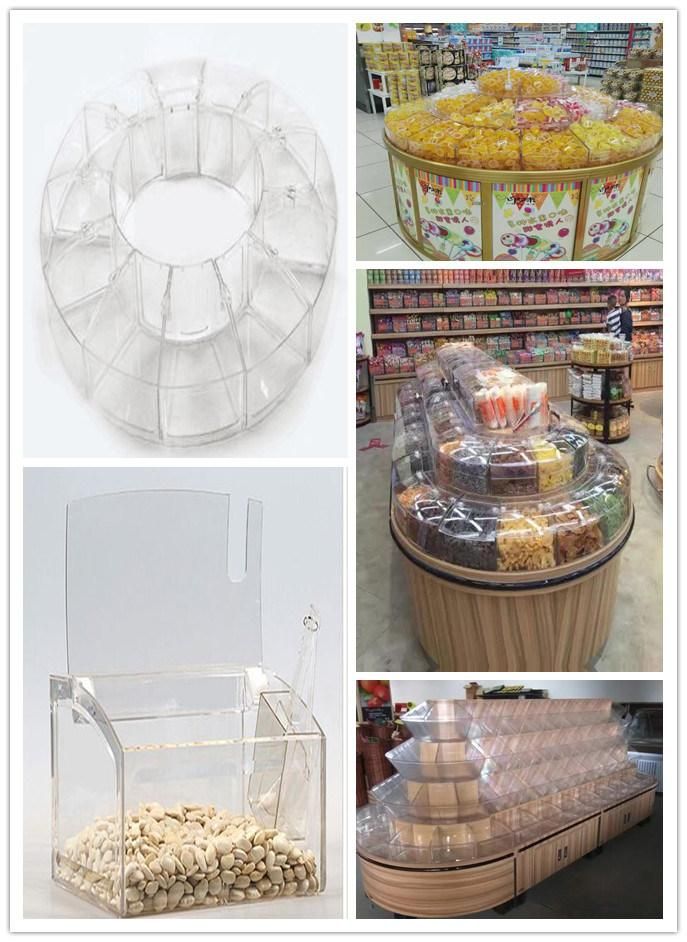 Plastic Bulk Food Bins Dry Bulk Candy Bins for Storage