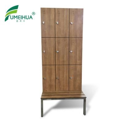 Phenolic Gym Changing Room Wood Lockers with Password