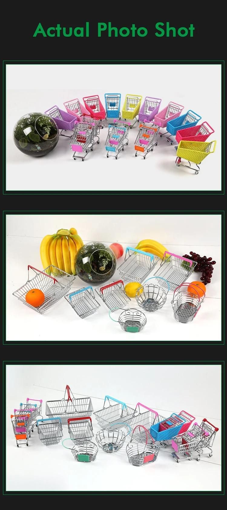 Shopping Cart Organizer Mini Car Supermarket Trolley