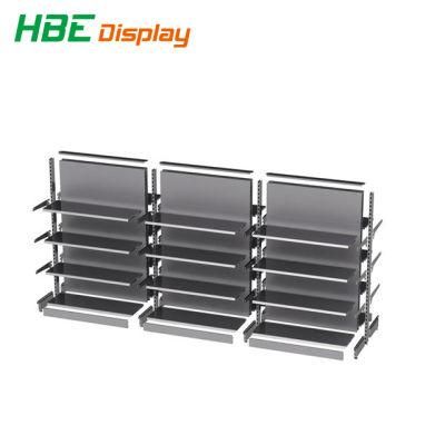 Metal Supermarket Shelf Shope Shelves with Round End Unit