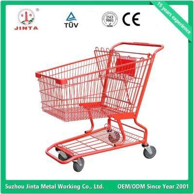 Supermarket Hypermarket Metal Shopping Trolley with Ce Certification