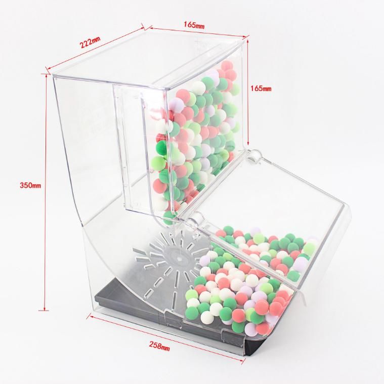 Plastic Candy Storage Boxes Supermarket Candy Dispenser