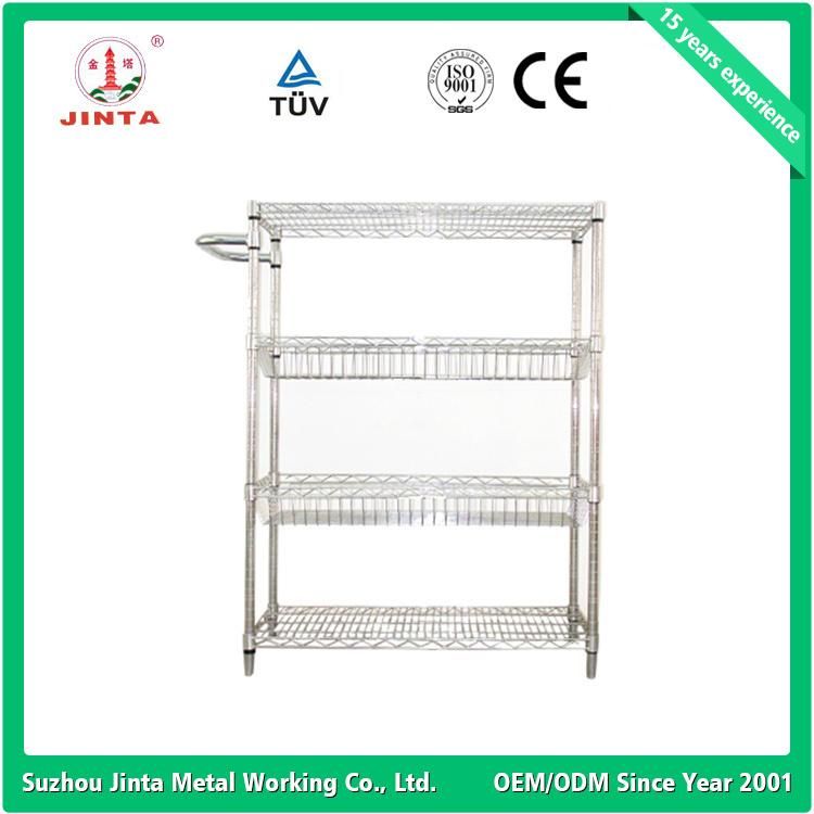 Factory Direct Stainless Steel Wire Display Rack (JT-F02)