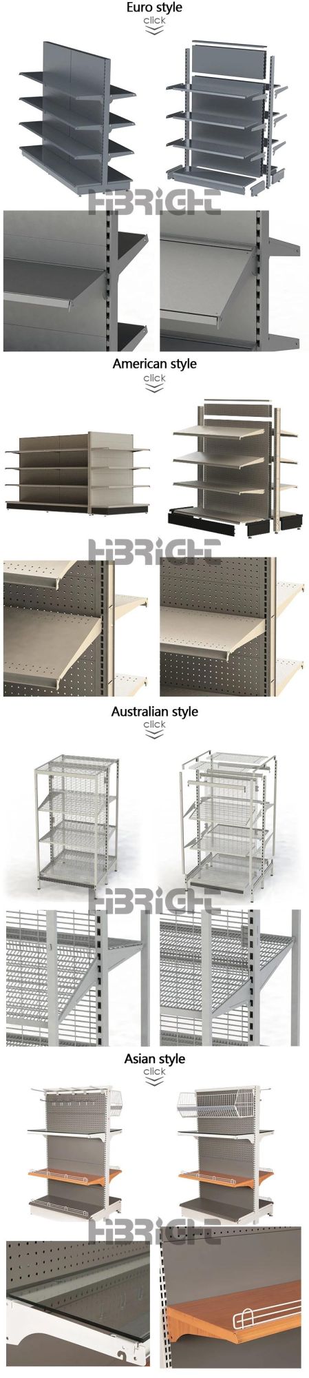 Warehosue Shelf Rack Combined Integrated Shelvings