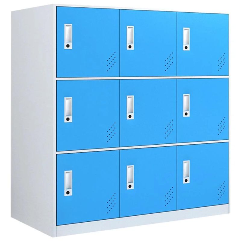 Hot Sale 6 Door Locker Cabinet Metal Steel Colorful Multi Door Locker for School or Other Public Place