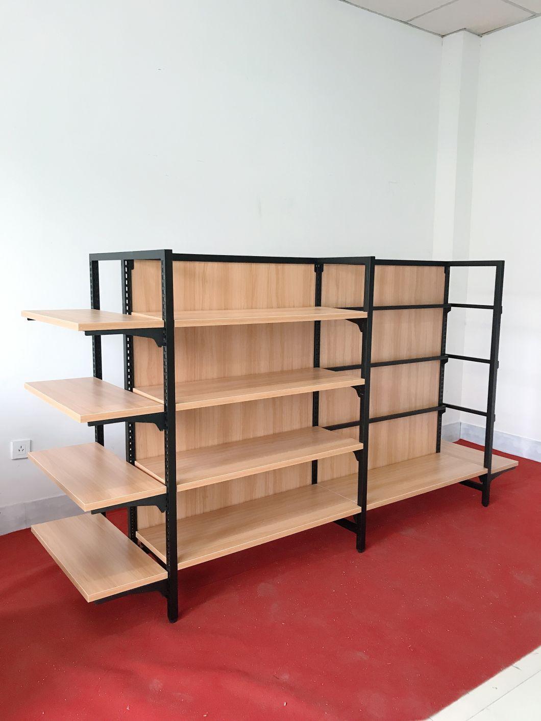 Steel and Wooden Gondola Shelves with Good Price