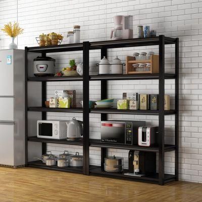 Hot Selling 5 Tiers Metal Shelves Steel Large Capacity Storage Shelf Racks for Kitchen