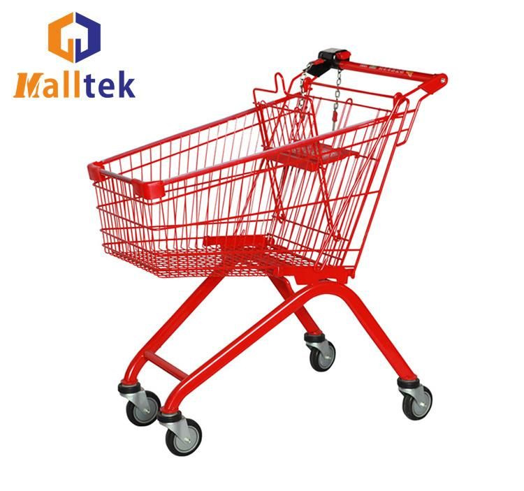 OEM Design Shopping Trolley Dimensions for Supermarket Equipment