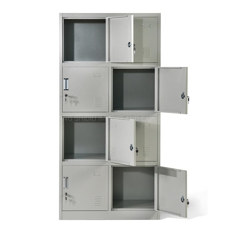 Steel 8 Door Storage Cabinet Box Locker for Changing Room