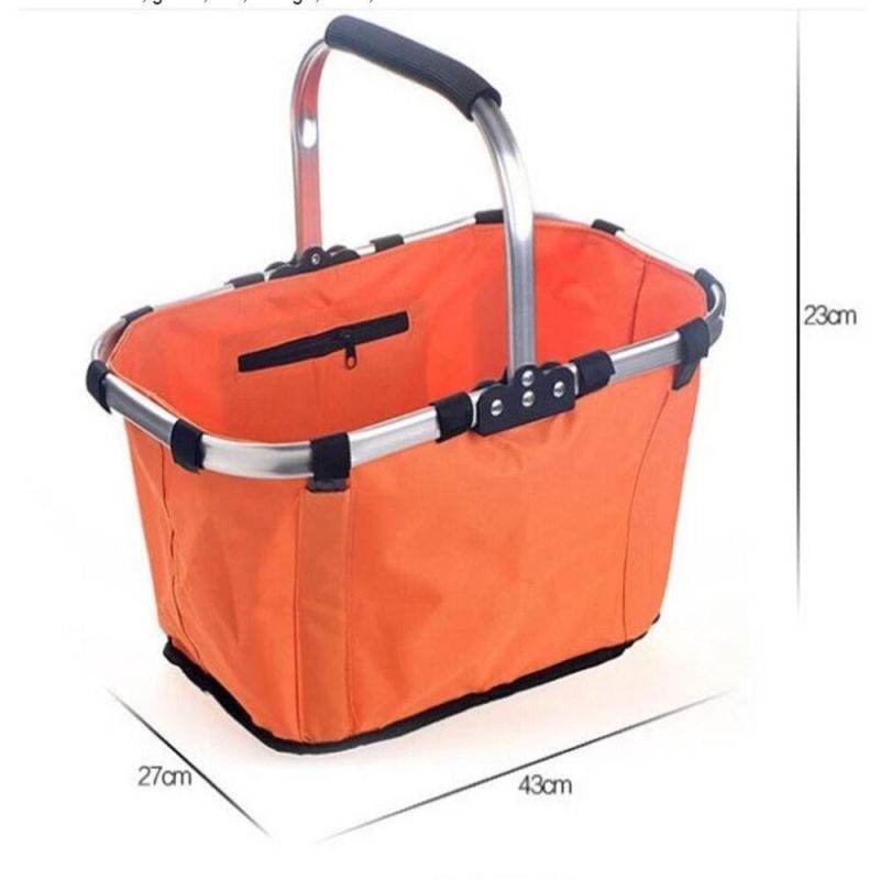 Promotional Advertising Folding Market Picnic Shopping Basket