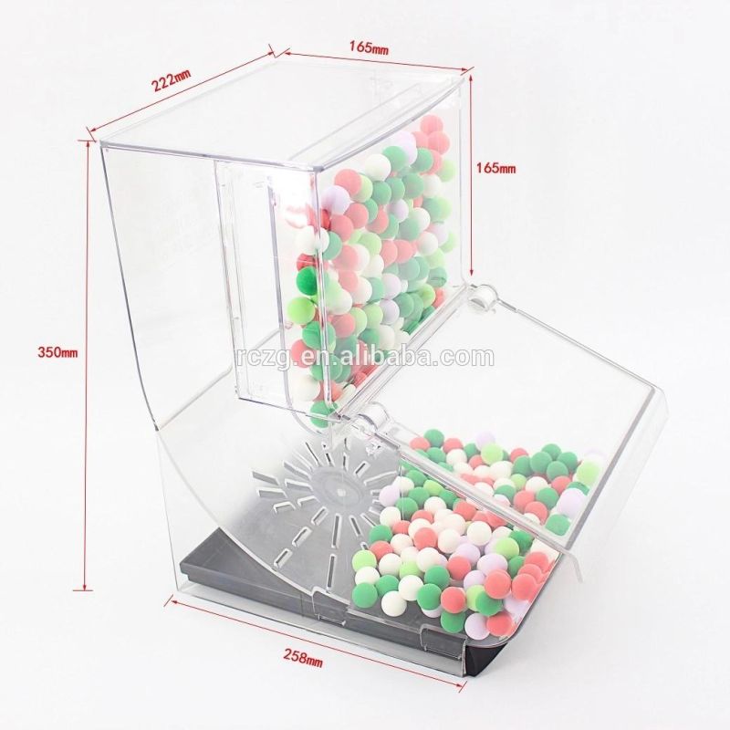 2019 Promotion Supermarket Candy Bin High Clear Bulk Food Bin