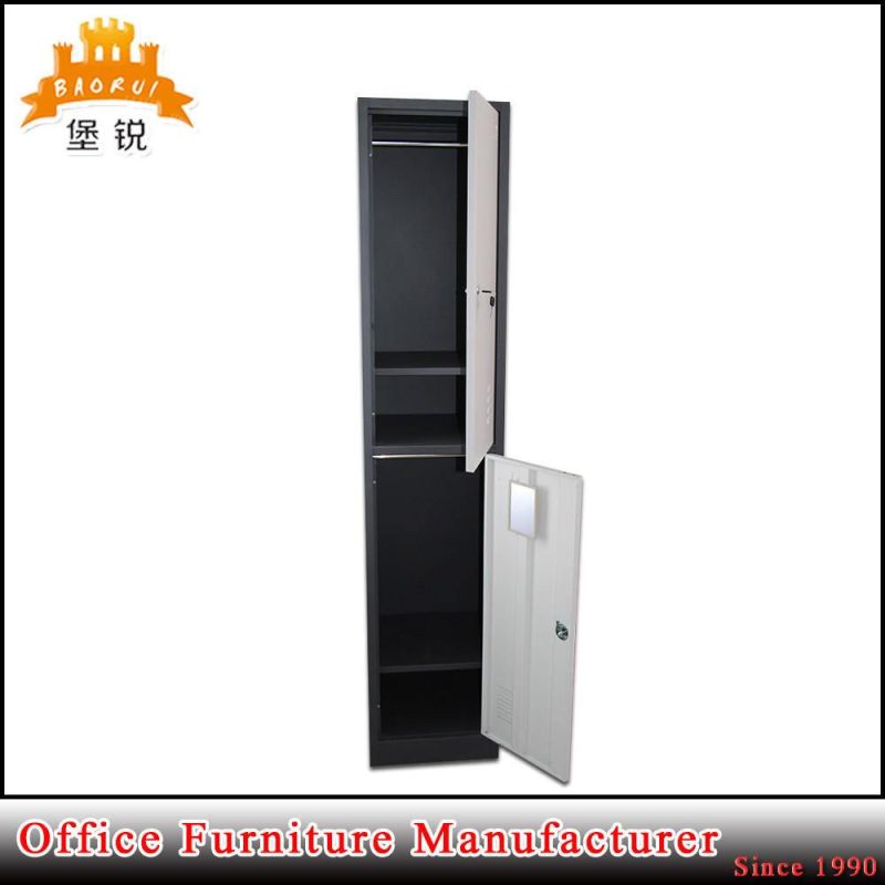 Metal Adjustable Shelf 2 Door Clothing Steel Lockers