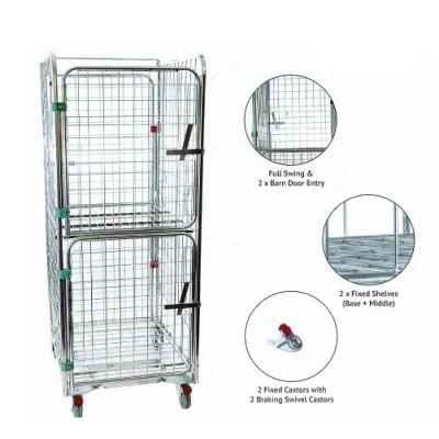 Nestable 4 Sides Multi Purpose Coll Cage