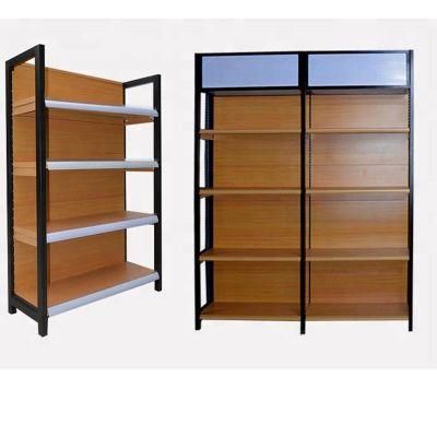 High Quality New Style Steel Wood Material Shelf for Supermarket