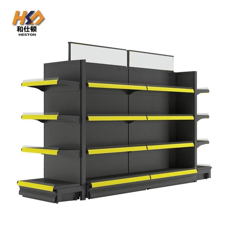 Grocery Snacks Display Stand Racks Metal Display Shelf General Gondola