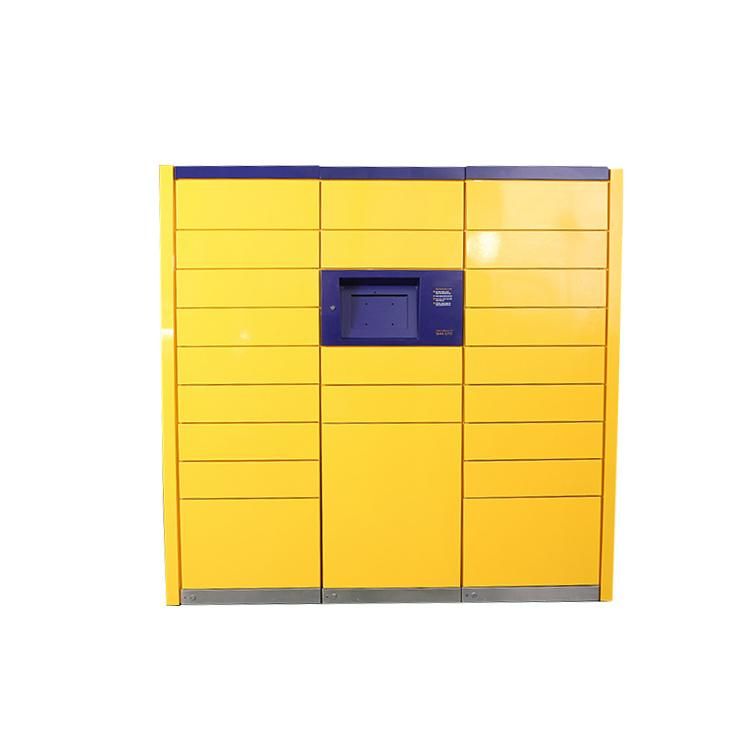 Densen Customized Sheet Metal Fabrication Outdoor Parcel Storage Cabinet Waterproof Parcel Kiosk Express Smart Cabinet