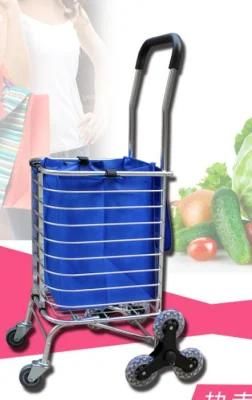 Portable Vegetable Shopping Trolley Bag Lightweight Shopping Trolly with Foldable Chair Shopping Cart Bag