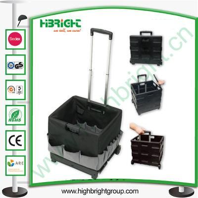 Foldable Shopping Cart Box with Pulling Handle