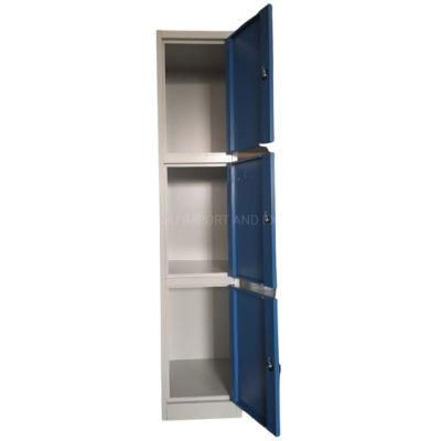 3 Tier Lockers Free Standing Lockers Gym Lockers Lockable Locker for Office Staff