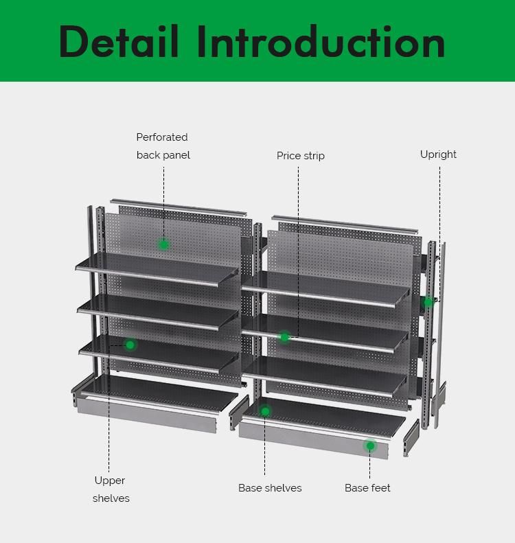 Well Designed Checkout Counter Shelf Supermarket Beverage Rack for Snack