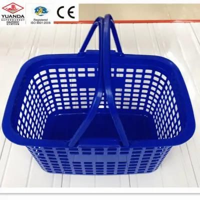 Plastic Shopping Goods Two Handle Basket