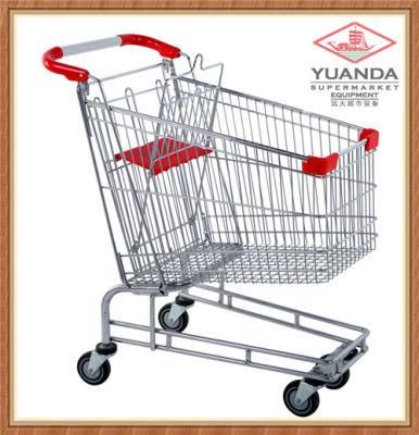 180L Supermarket Zinc Shopping Trolleys