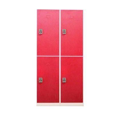 Factory Directly Sale Metal Furniture 4 Door Locker