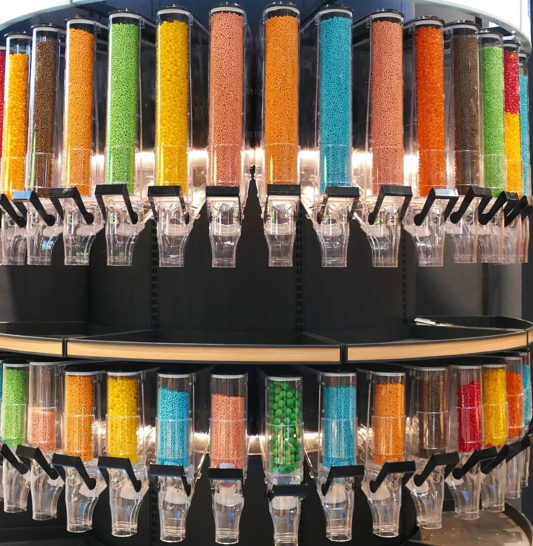 Plastic Bulk Food Container Candy Bulk Bin for Store