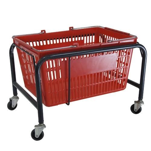 Steel Basket Holder for Supermarket