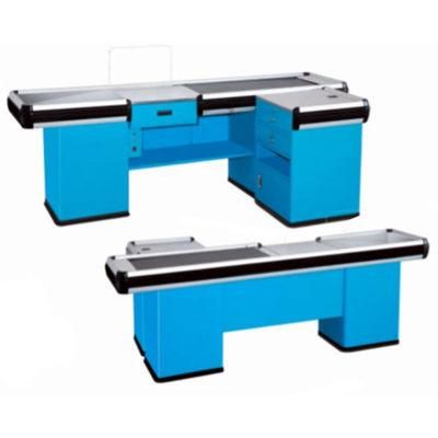 Supermarket Equipment Electric Checkout Counter, Retail Shop Cashier Desk