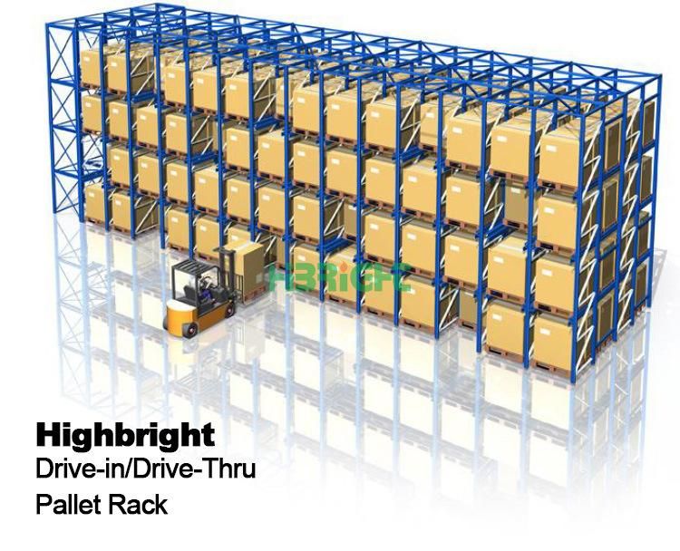 Push Back Warehouse Pallet Warehouse Storage Rack