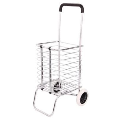 China Wholesale Personal Folding Cart Aluminum Lightweight Foldable Shopping Trolleys