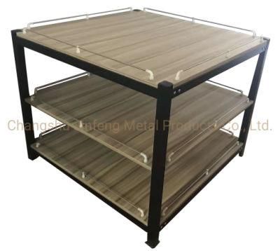 Supermarket and Store Display Stand Promotion Booth Table Multilayer Solid Board Display